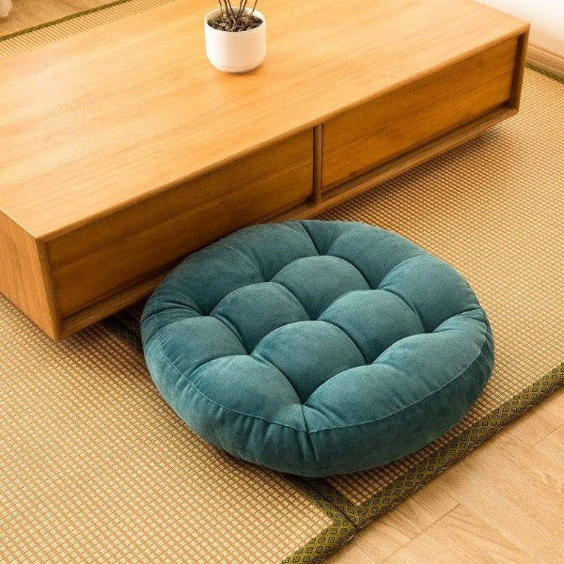 Plush Velvet Floor Pillow - Soft Dense Cushion - Halri