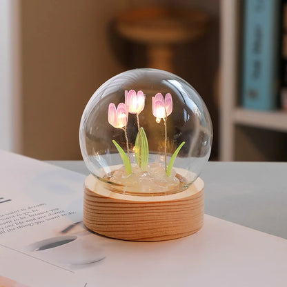 Beautiful Floral Desk Lamp