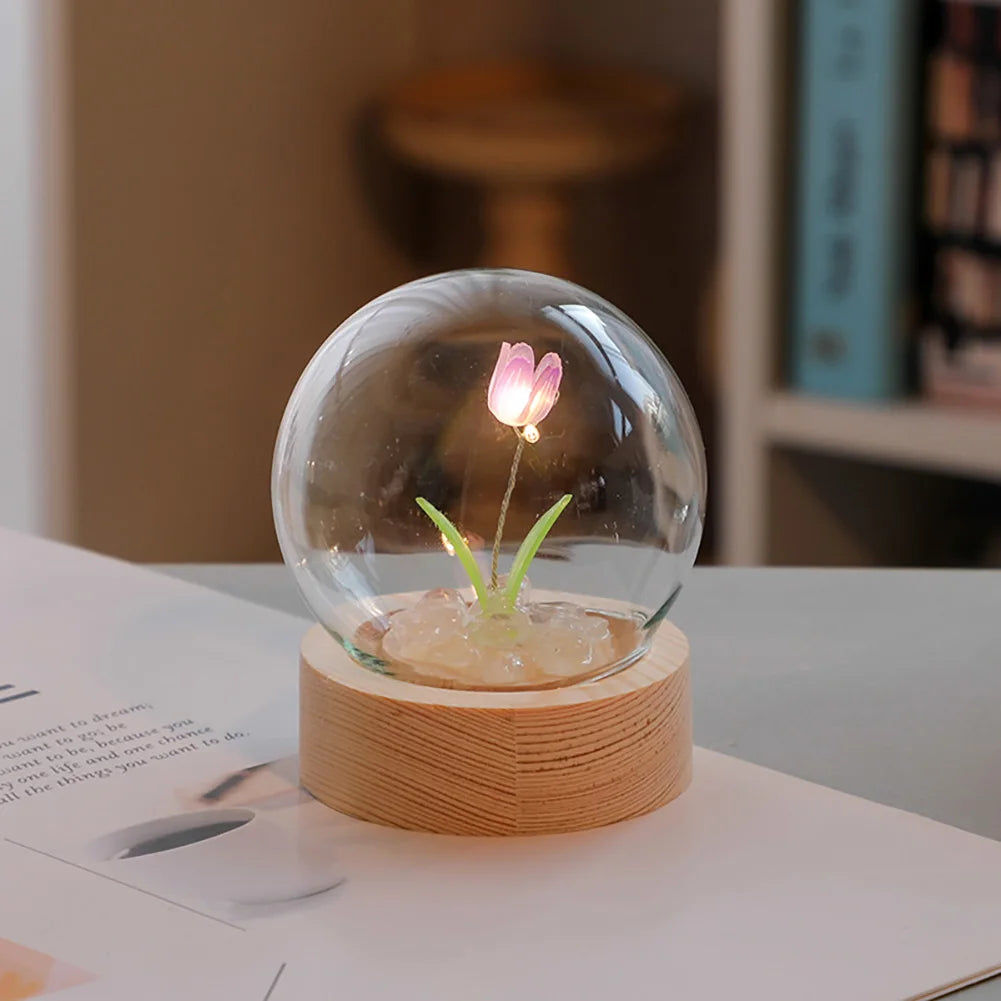 Beautiful Floral Desk Lamp