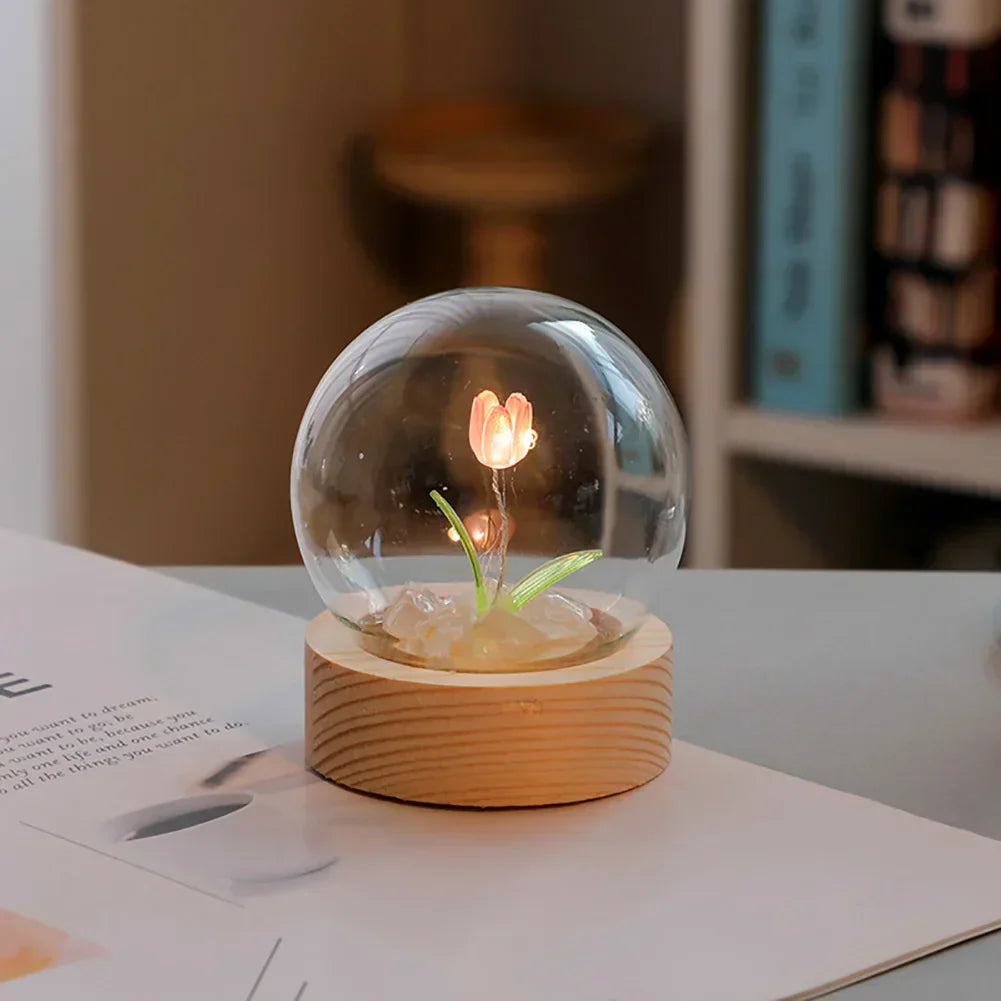 Beautiful Floral Desk Lamp - Halri