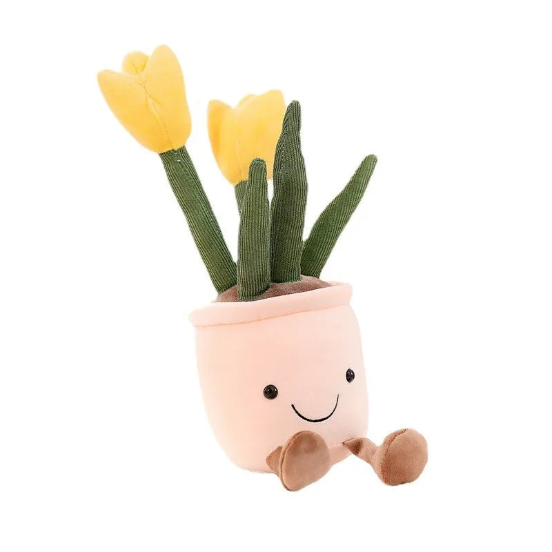 Colorful Plush Tulip Soft Toy