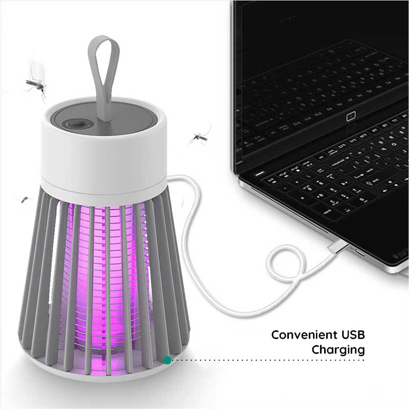 Compact USB Powered Mosquito Killer Lamp with LED Light