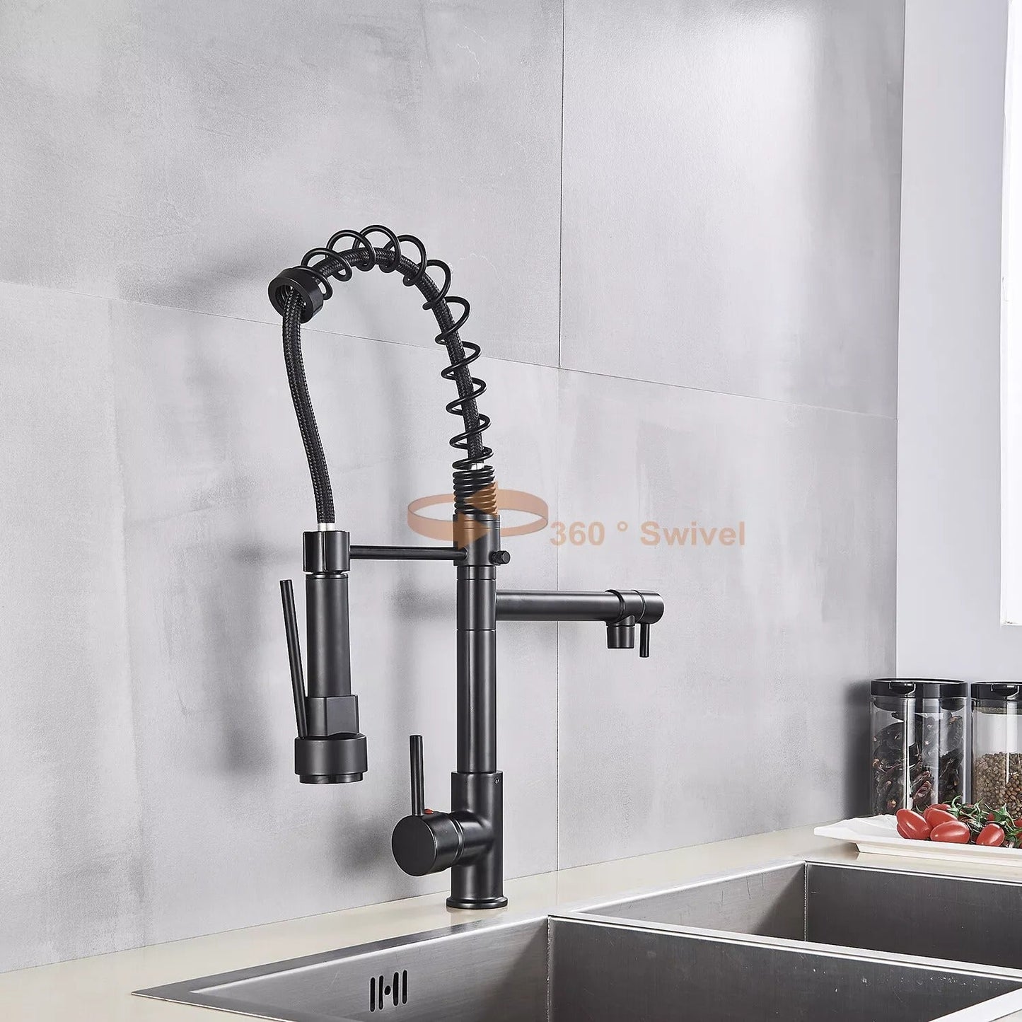 Easy Install Kitchen Faucet With Spray Nozzle