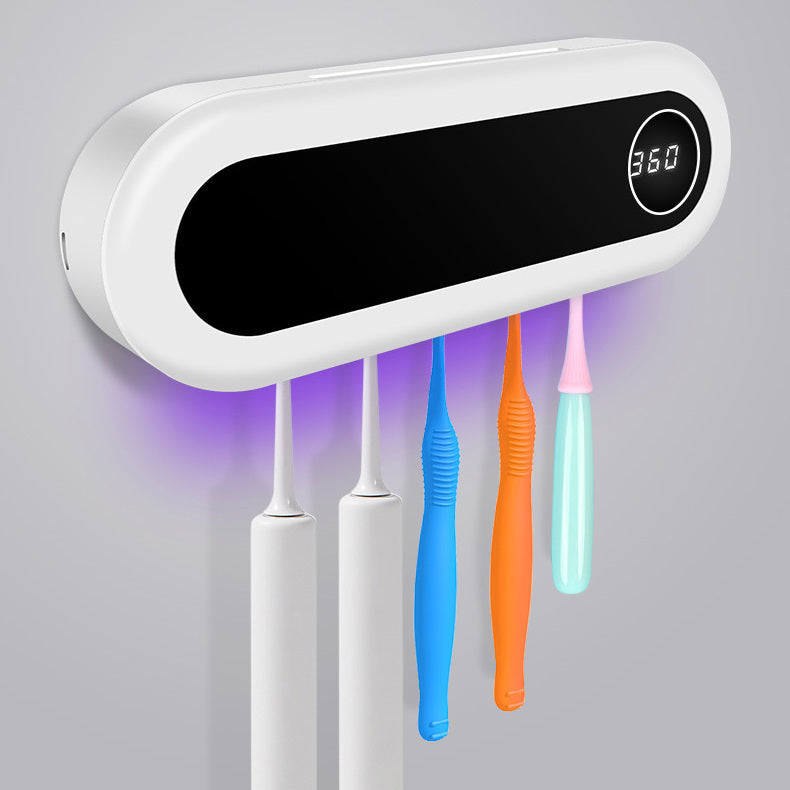 Sanitary Wall Mount Toothbrush Charger for 5 Brushes - Halri