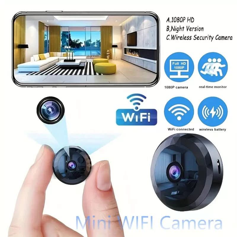 Wireless Home Security Camera with 1080P Night Vision - Halri
