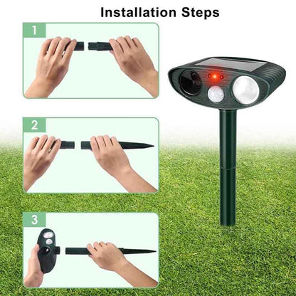 Outdoor Animal Repellent with Motion Sensor Lights