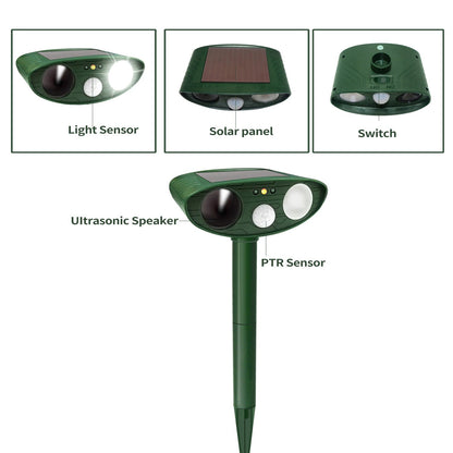 Outdoor Motion Activated Deer Repeller for Garden Protection