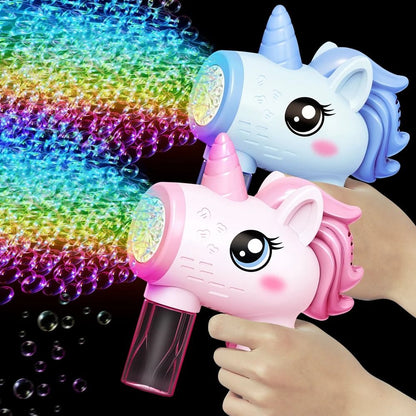 Colorful Kids Bubble Blaster with LED Lights - Halri