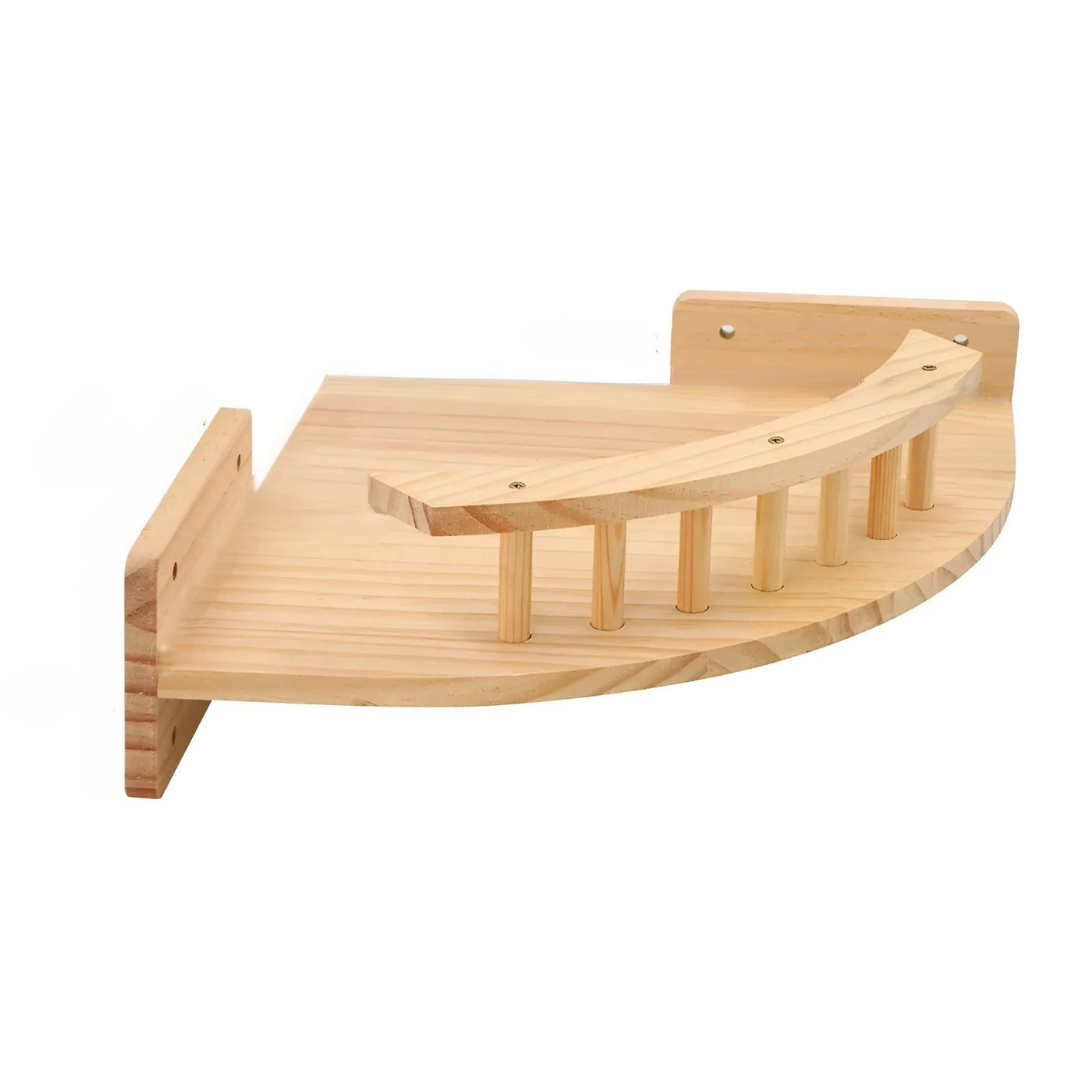 Cat Climbing Wall Shelf with Scratch Post