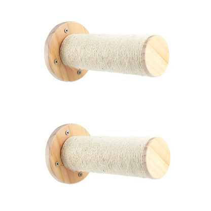 Cat Climbing Wall Shelf with Scratch Post