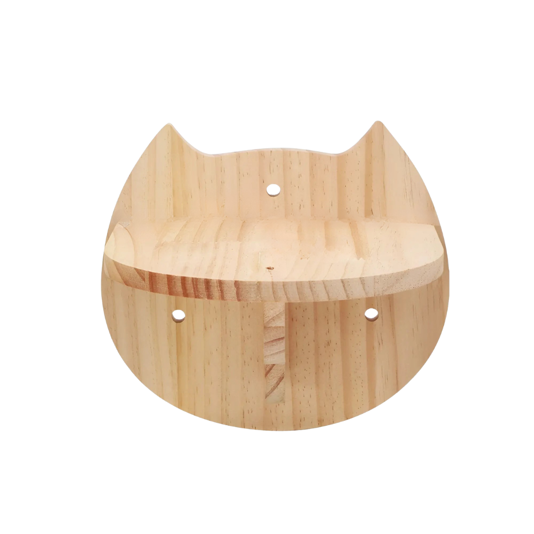 Cat Climbing Wall Shelf with Scratch Post