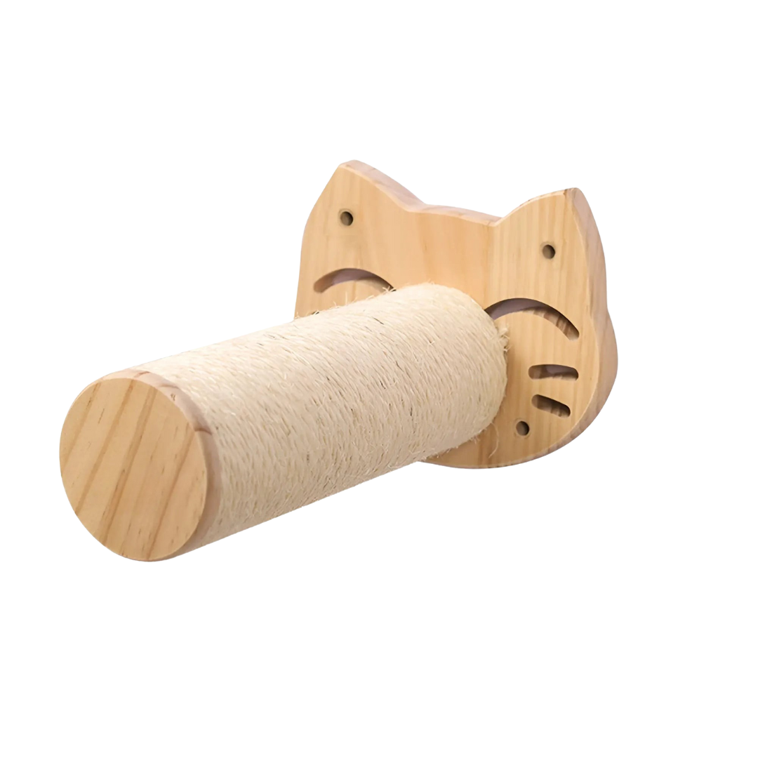 Cat Climbing Wall Shelf with Scratch Post