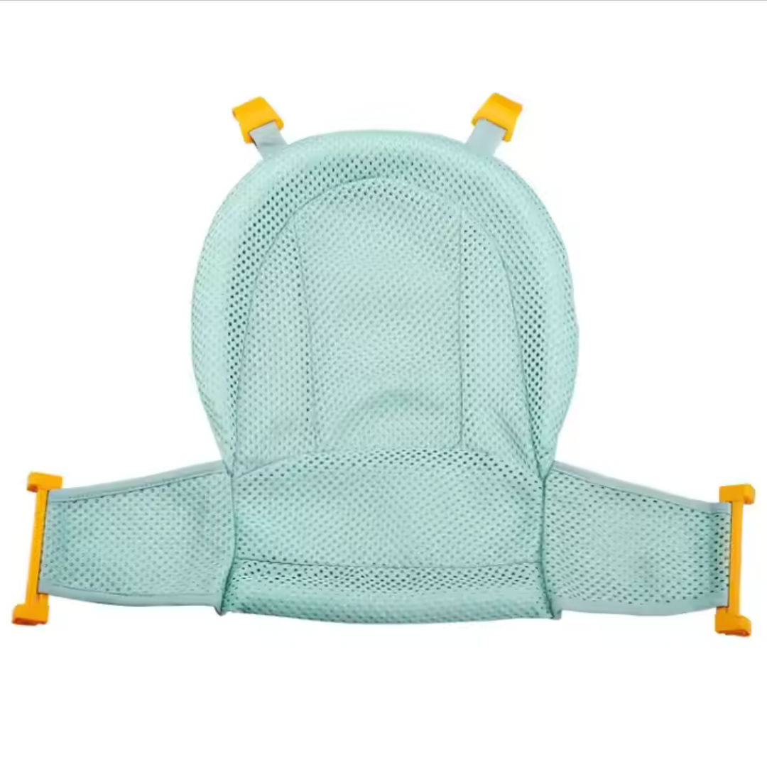 Portable Baby Bath Tub with Non Slip Seat and Harness