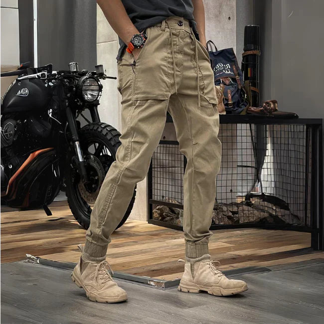 Men's Comfortable Work Cargo Pants with Storage Pockets