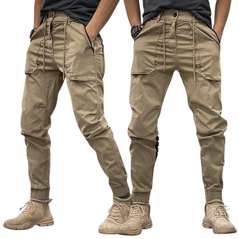 Men's Comfortable Work Cargo Pants with Storage Pockets - Halri