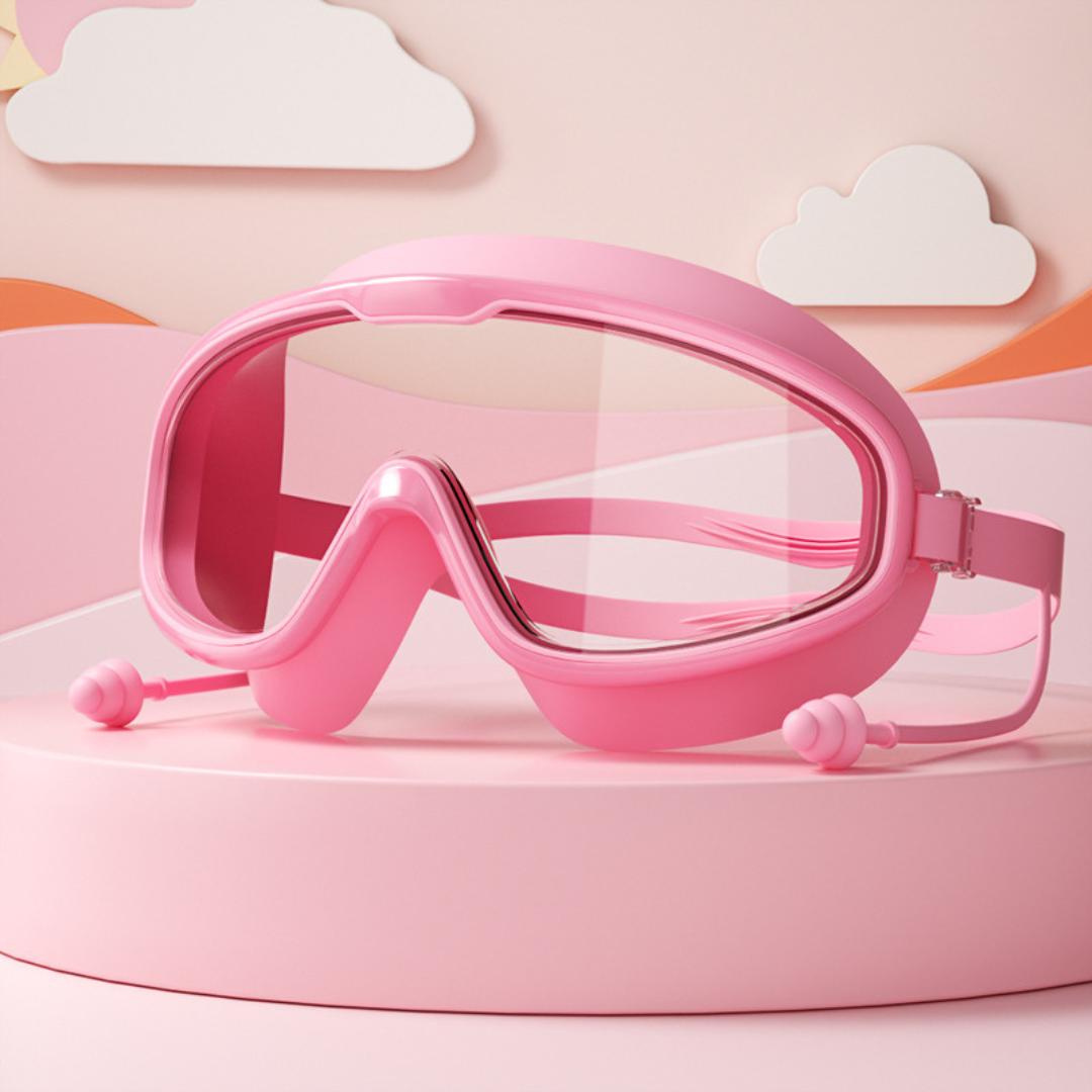 Kids Swim Goggles with Clear Vision Anti Fog Lenses