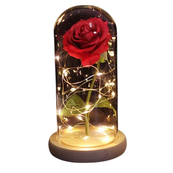 Beautiful LED Floral Dome Table Lamp - Halri