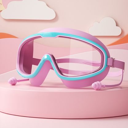 Kids Swim Goggles with Clear Vision Anti Fog Lenses
