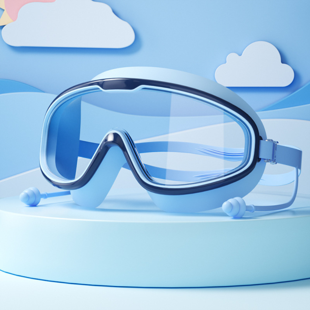 Kids Swim Goggles with Clear Vision Anti Fog Lenses