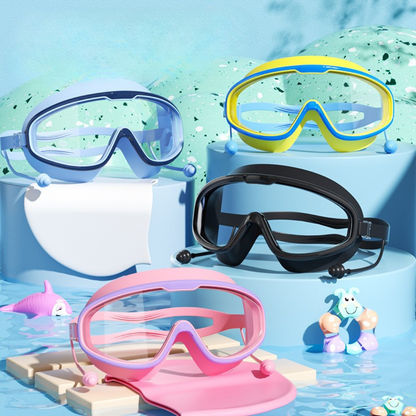 Kids Swim Goggles with Clear Vision Anti Fog Lenses - Halri