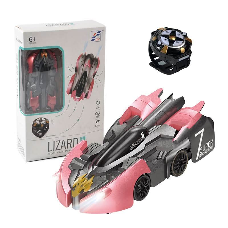 Remote Control Stunt Car with Wall Climbing Action