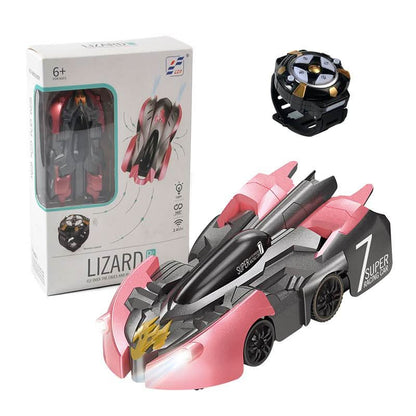 Remote Control Stunt Car with Wall Climbing Action