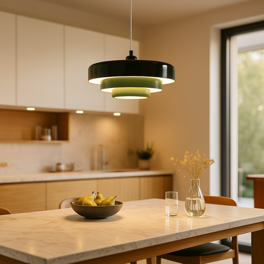 Retro Style Pendant Light - Soft LED Home Lighting - Halri