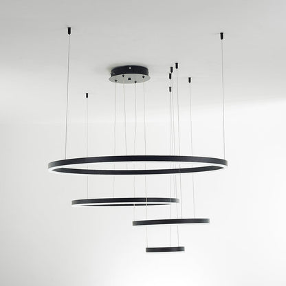 Stylish Metal Pendant Light Circle Design