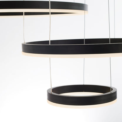 Stylish Metal Pendant Light Circle Design