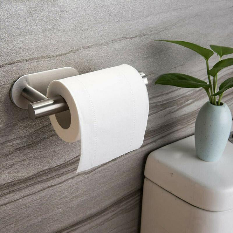 Stainless Steel Paper Towel and Toilet Roll Holder - Halri