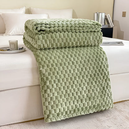 Plush Gray Throw Blanket Soft and Warm
