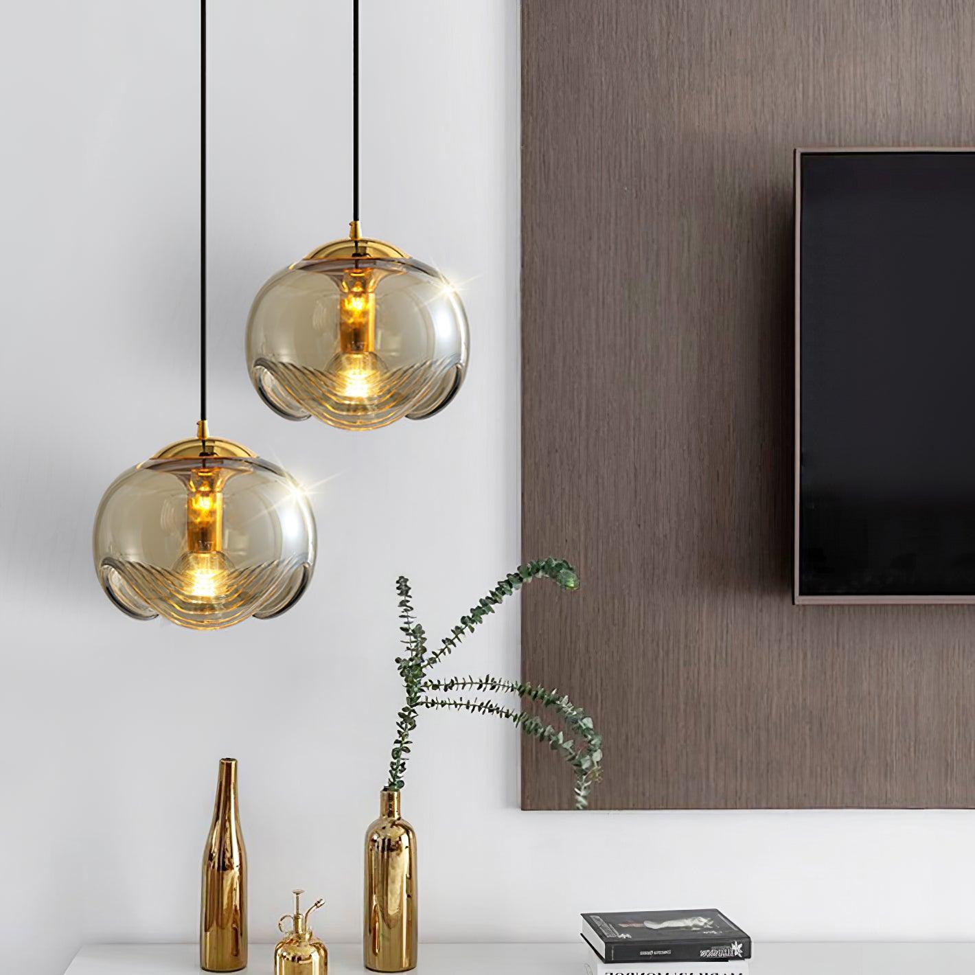 Stylish Glass Pendant Ceiling Lamp - Halri