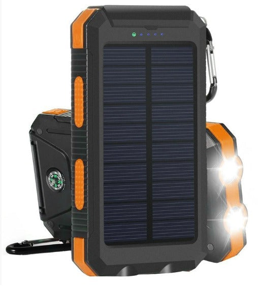 Portable Solar Charger Fast Dual USB Power Bank