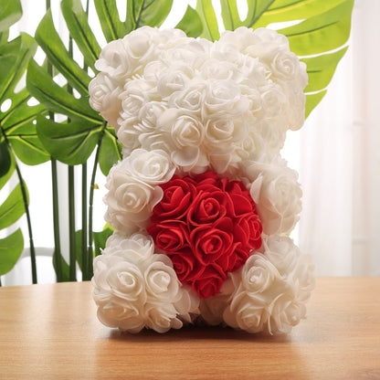 Lovely Pink Plush Bear Arrangement
