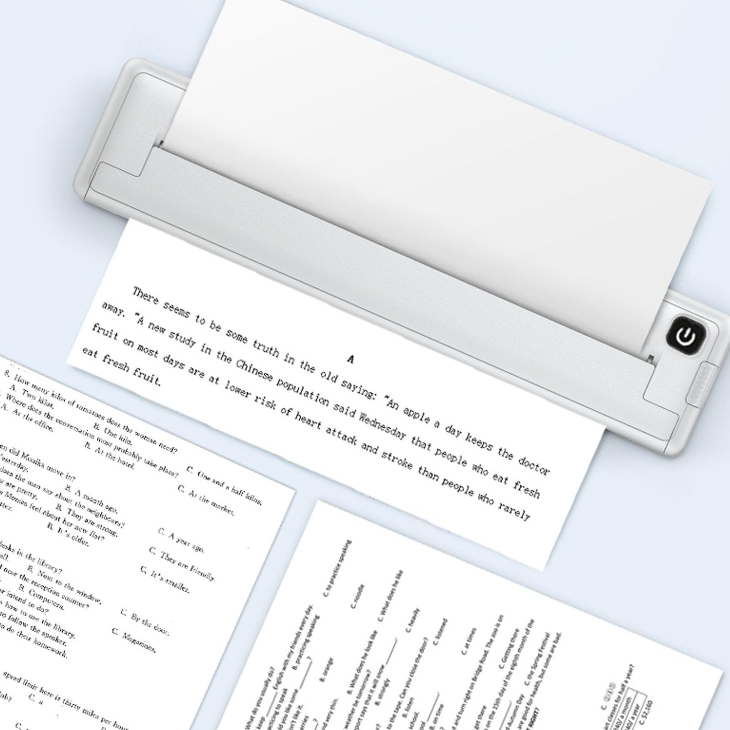 Compact Mobile Thermal Printer for Phone and Tablet Use - Halri