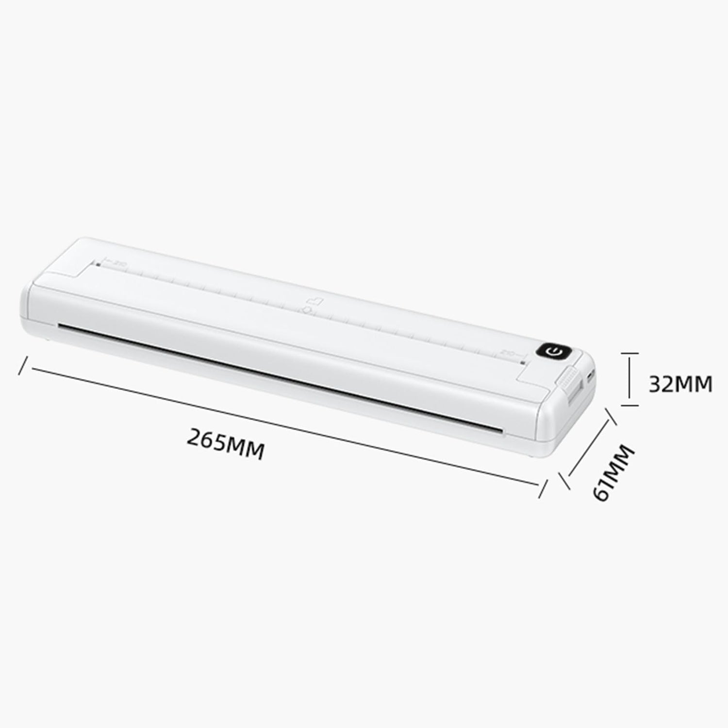 Wireless Bluetooth Inkless A4 Portable Thermal Printer Supports Android, Apple, Windows – Pocket Printer for Mobile Office