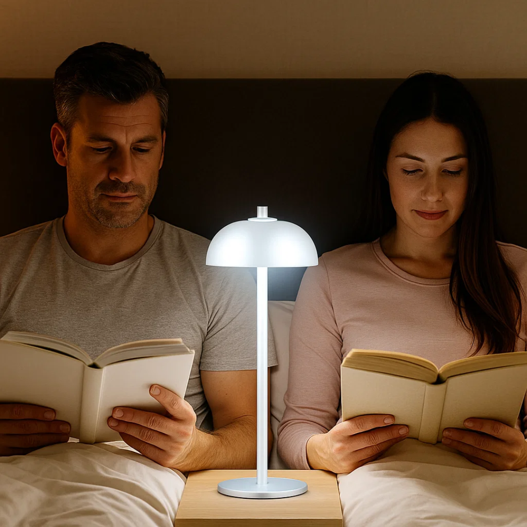 Wireless Table Lamp with Touch Control, Cordless Design, 40-Hour Battery Life, Adjustable Lighting for Bedside or Desk Use 2