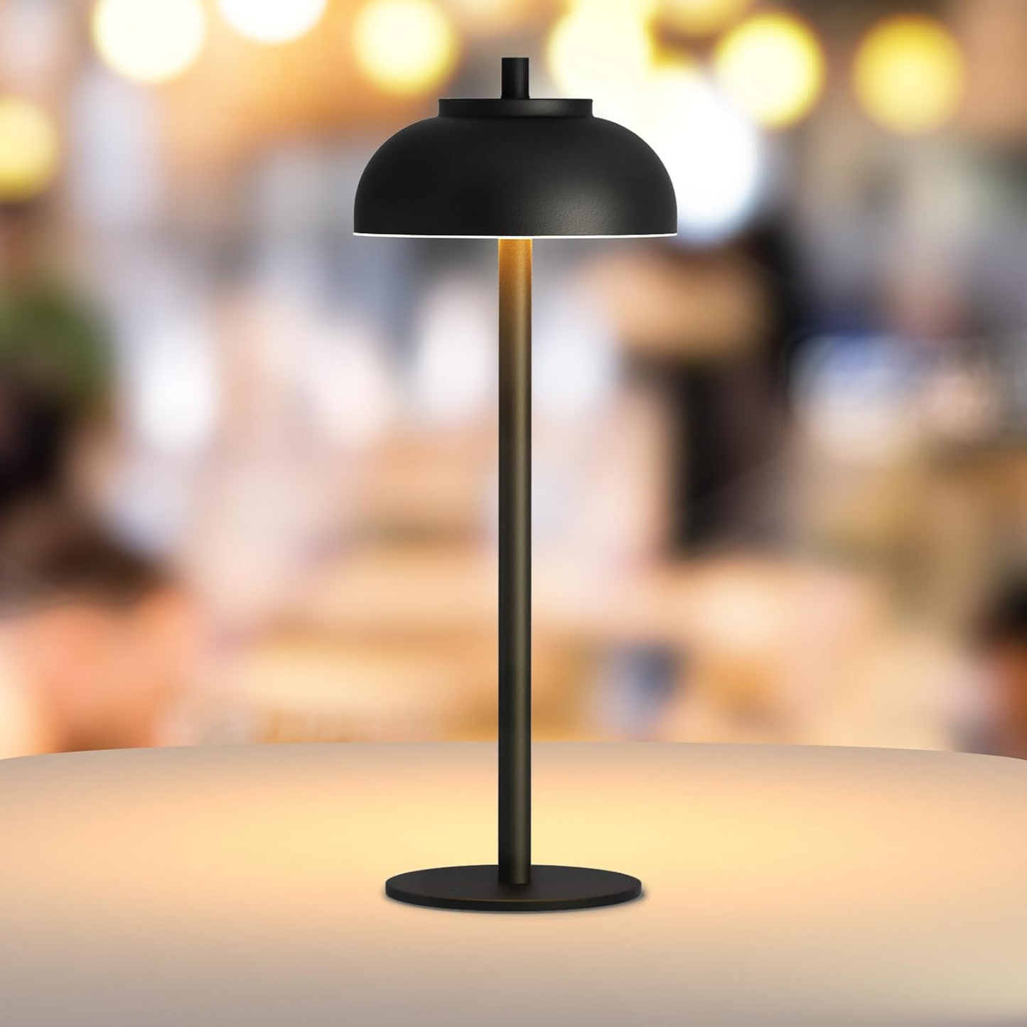 Wireless Table Lamp with Touch Control, Cordless Design, 40-Hour Battery Life, Adjustable Lighting for Bedside or Desk Use 3