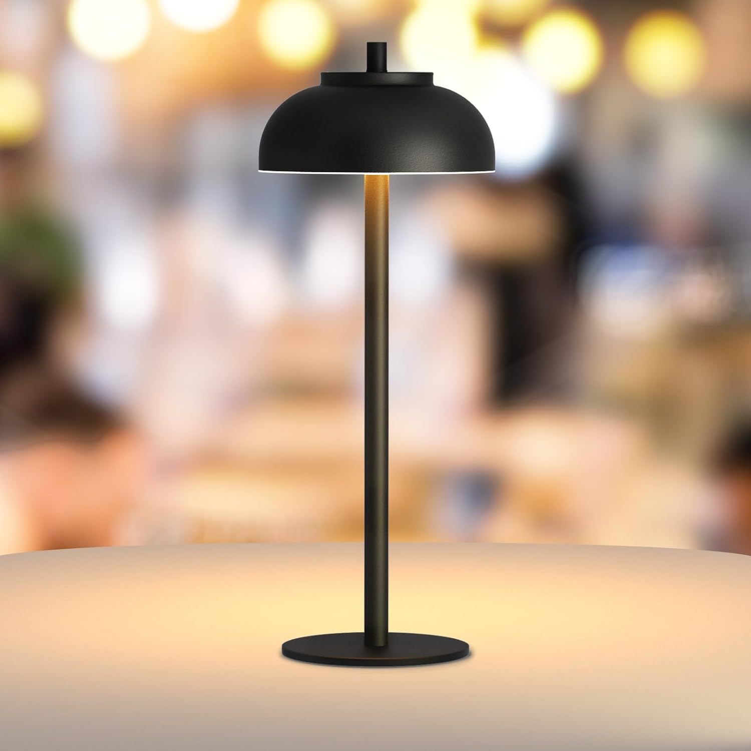 Wireless Table Lamp with Touch Control, Cordless Design, 40-Hour Battery Life, Adjustable Lighting for Bedside or Desk Use 3