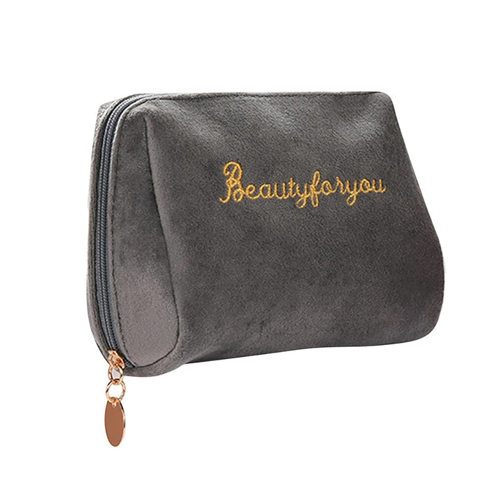 Luxury Velvet Makeup Pouch