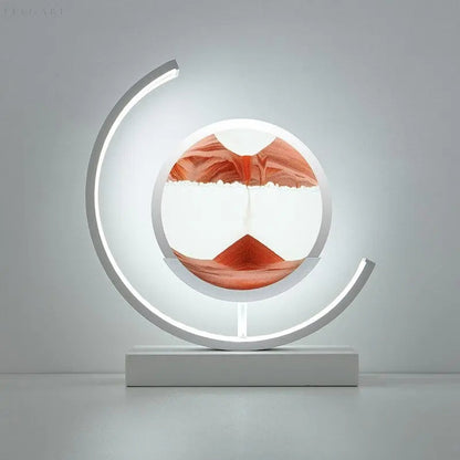Soothing Desk Lamp with Colorful Moving Sand Design