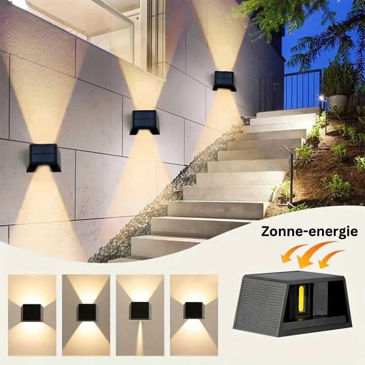 Wireless LED Solar Wall Lamps Pro - Create the perfect atmosphere in ...
