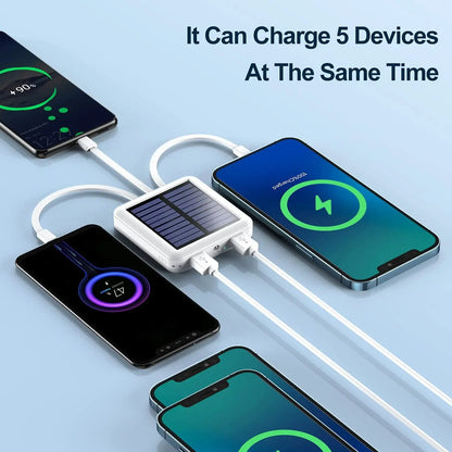 Compact Solar Charged Power Bank