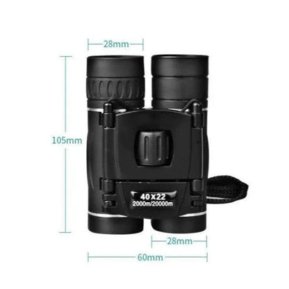 Portable 40x22 High Power Travel Binoculars