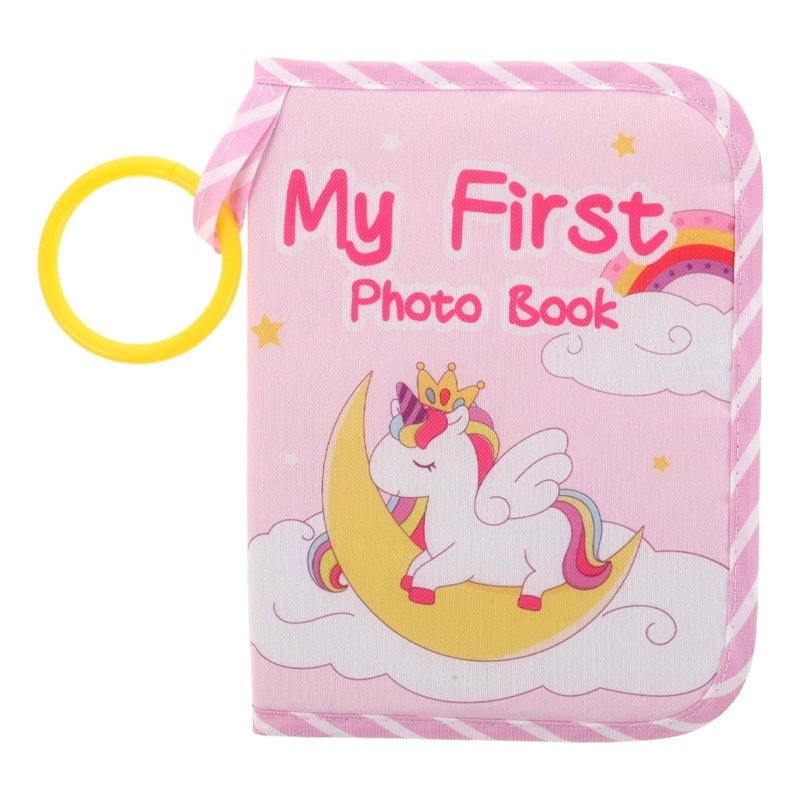 Baby First Photo Album with Secure Mirror