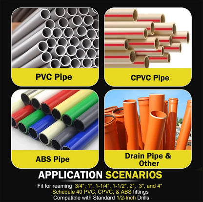 Essential Pipe Reamer Set for PVC and ABS Pipes