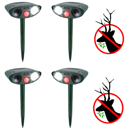 Outdoor Motion Sensor Animal Repellent 4 Piece Set - Halri