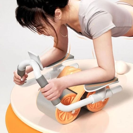 Compact Ab Roller with Elbow Pad for Home Workout - Halri