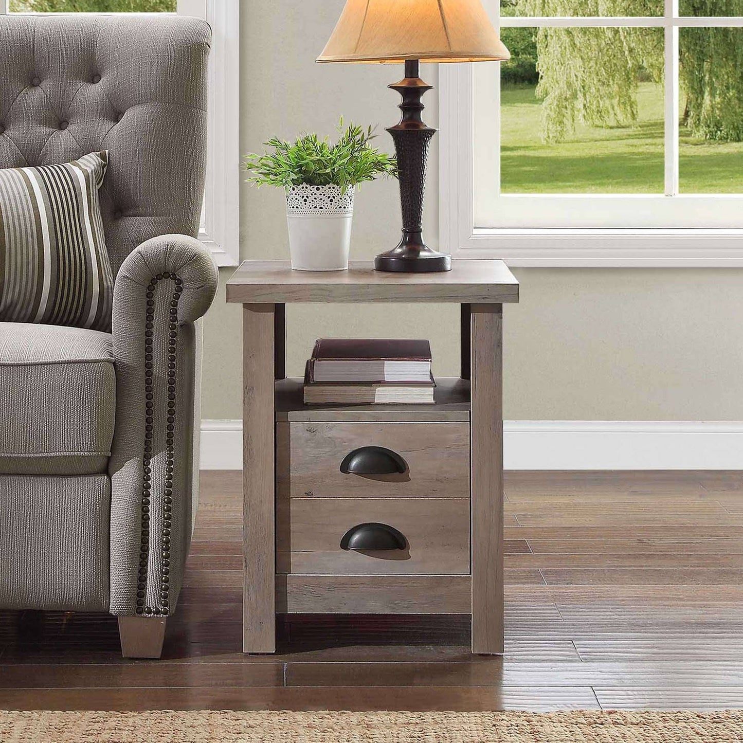 Rustic Country Side Table