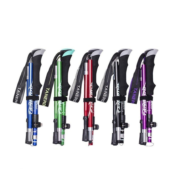 Compact Folding Hiking Sticks - Halri